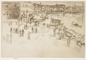 La Riva, No. 1 de The First Venice Set, 1879-1880